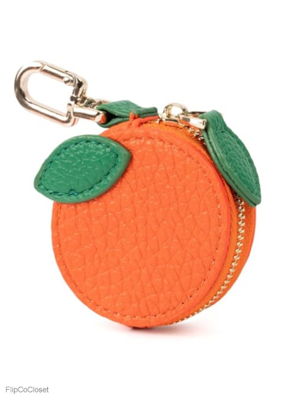 Mini Leather Coin Purse Bag Charm Keychain Airtag Holder